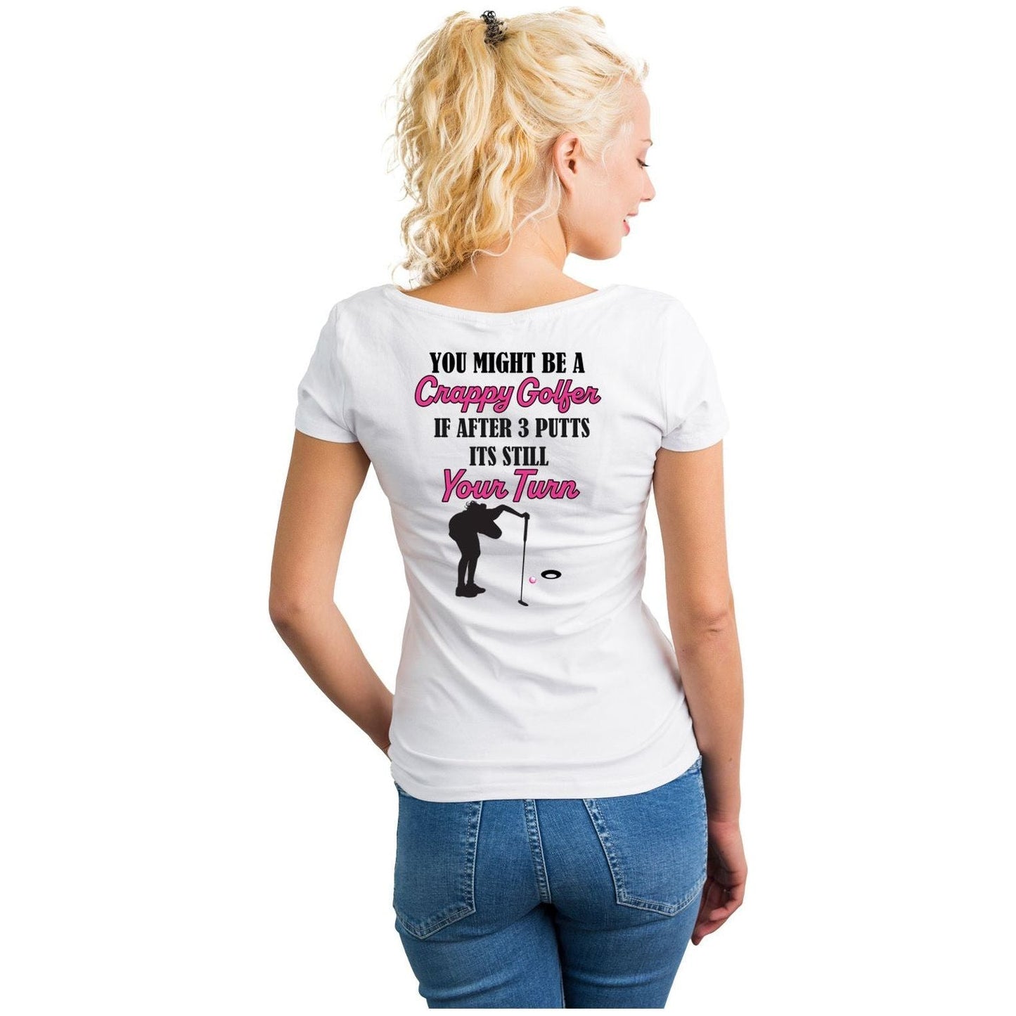 Ladies Golf Shirt - 3 Putts Its Still Your Turn