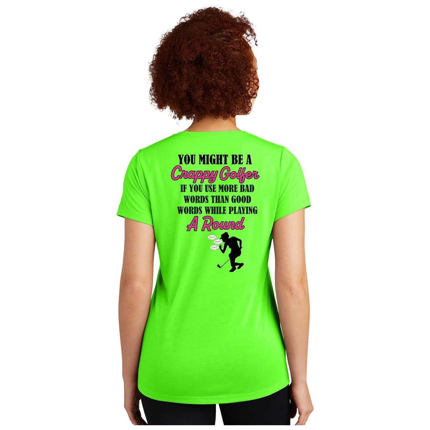 Ladies Golf Shirt - Bad Words