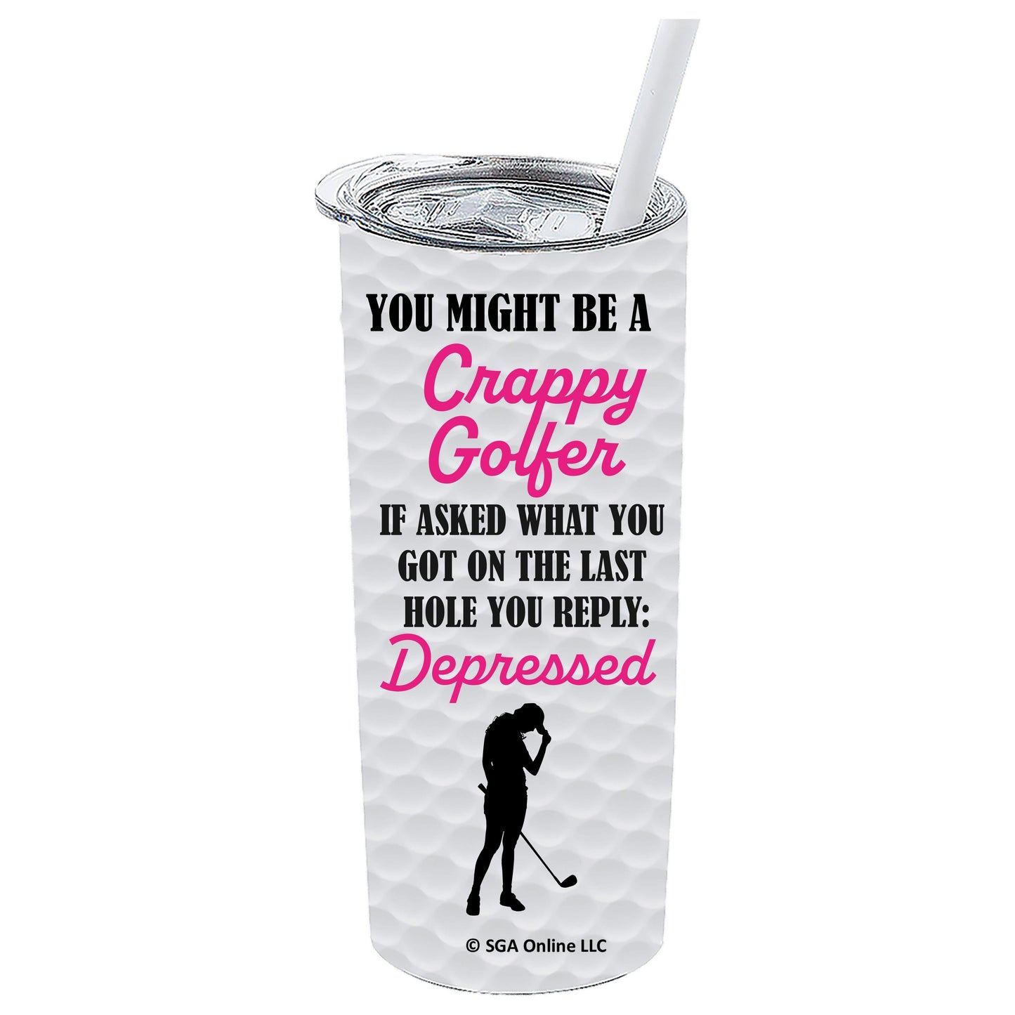 Last Round Depressed - Golf Tumblers