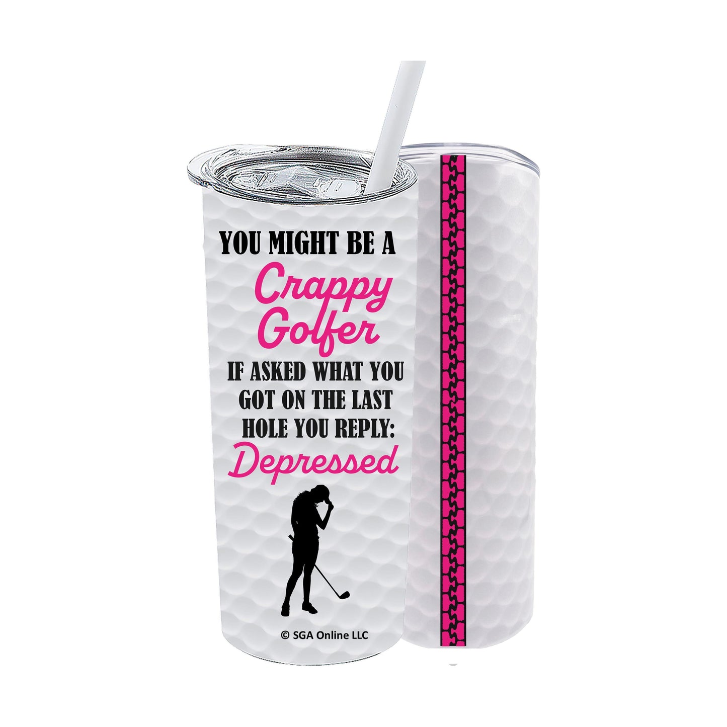 Last Round Depressed - Golf Tumblers