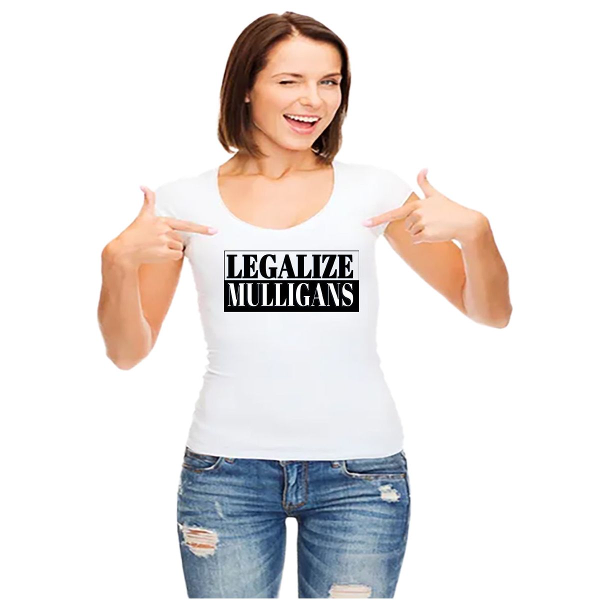 Legalize Mulligans - Ladies Golf Shirt