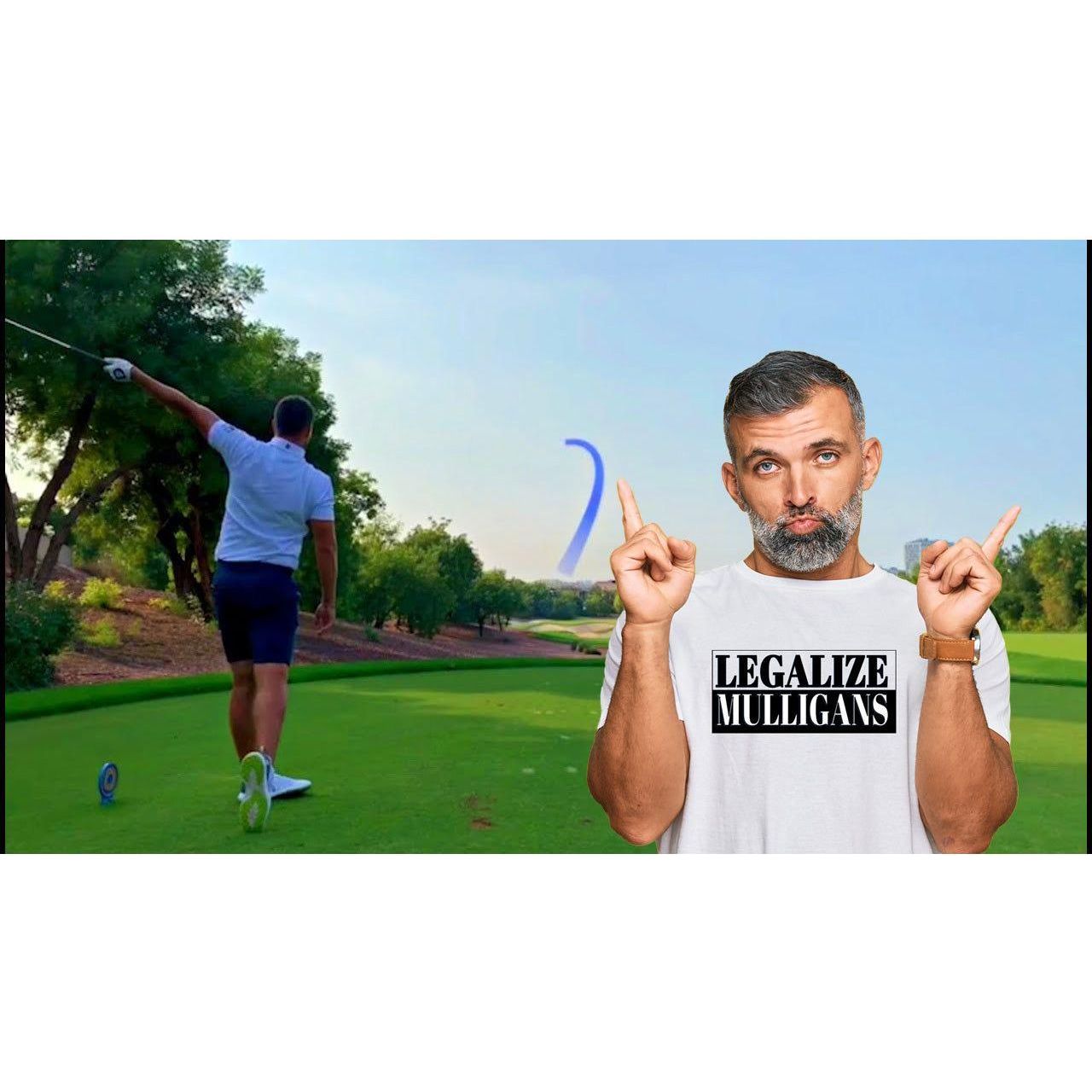 Legalize Mulligans - Men's Golf T-Shirt