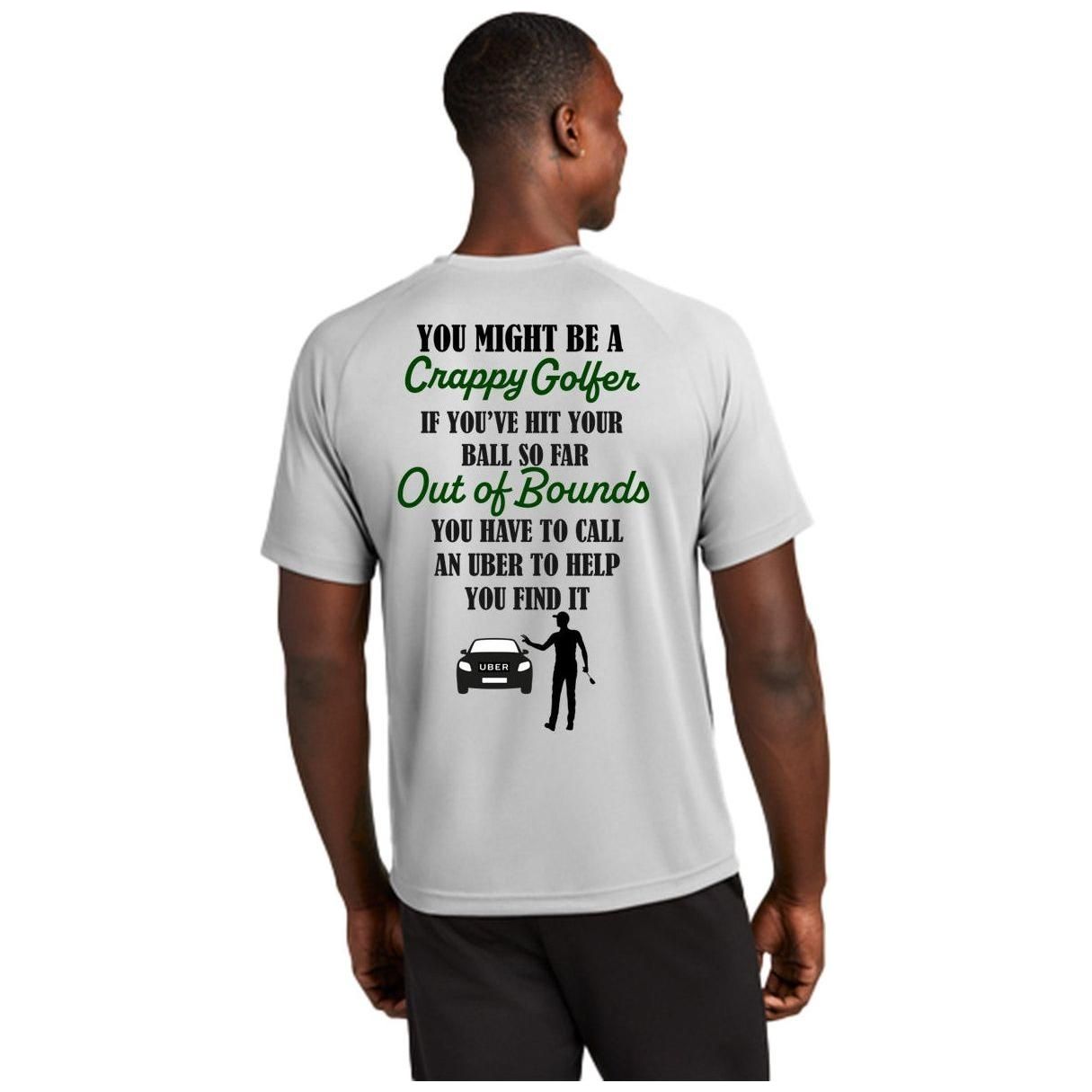 Golf Ball Out of Bounds - Funny Golf Shirt for Men