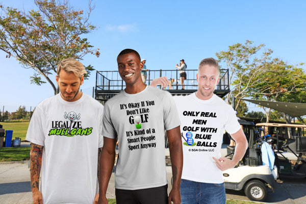 Funny Golf Shirts for Men