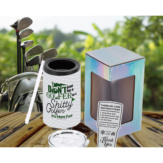 3-in-1 Golf Ball Tumbler, Beverage Holder, Don't Just Be a Golfer