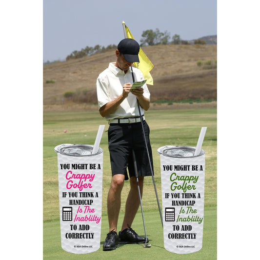 Handicap Score - Funny Golf Tumblers