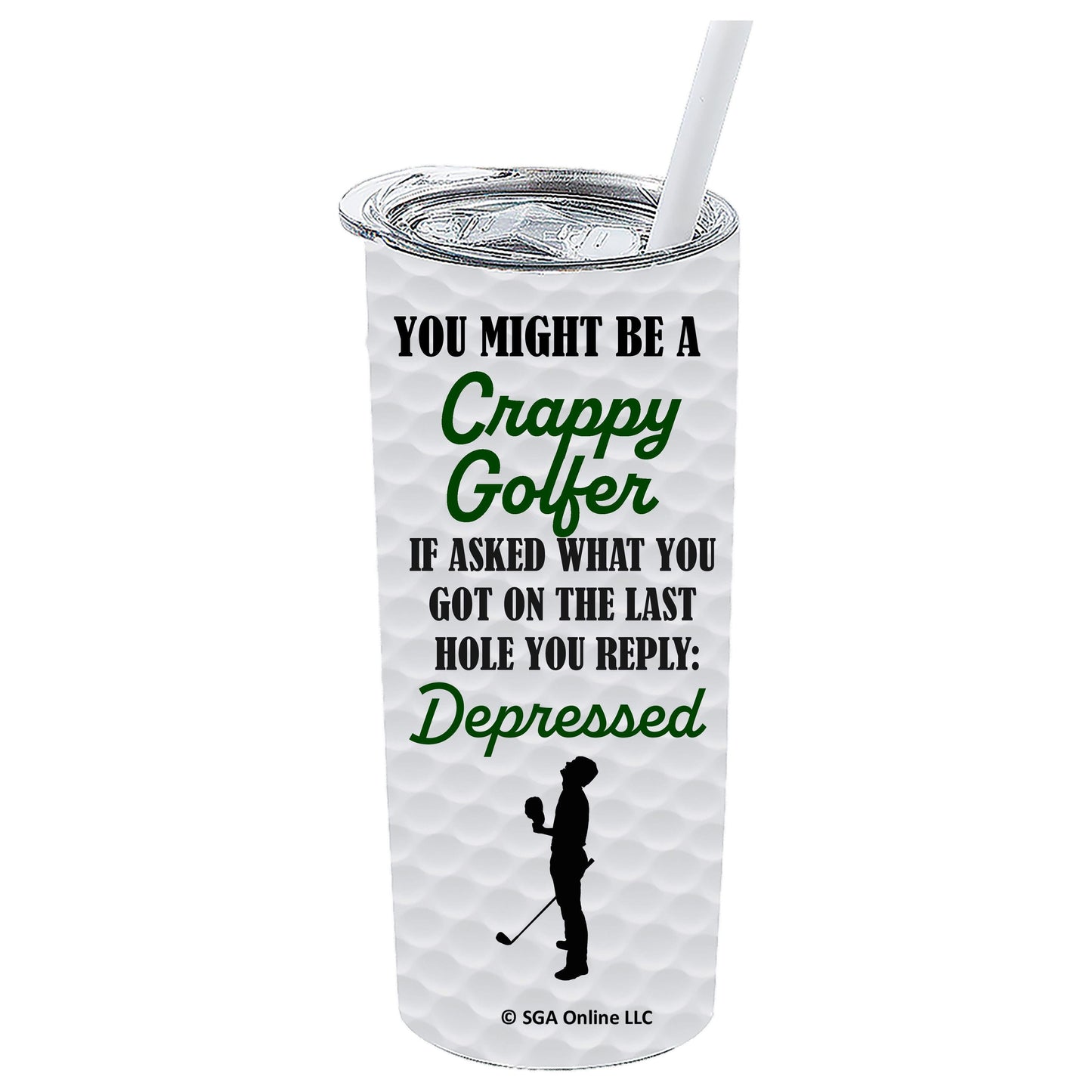 Last Round Depressed - Golf Tumblers
